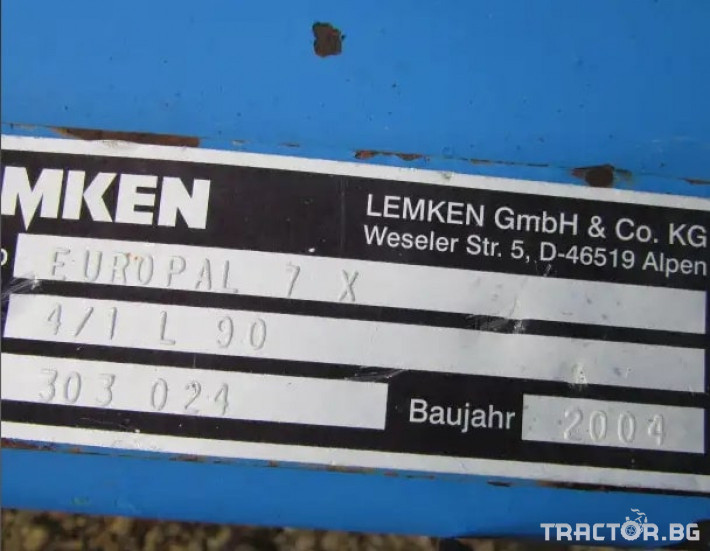 Плугове Lemken EURO 7X PLOUGH, 5 ТЕЛА (4+1) 5 - Трактор БГ