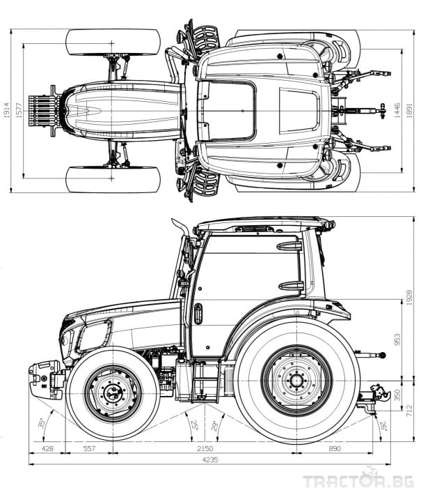 Трактори LS MT 5.73 Нов Климатик Крийпър 20х20 скорости Mitsubishi двигател 73 HP 1 - Трактор БГ
