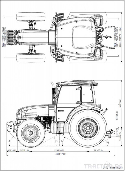 Трактори LS PLUS 100 Нов Климатик Крийпър 40х40 скорости IVECO двигател 4 - Трактор БГ