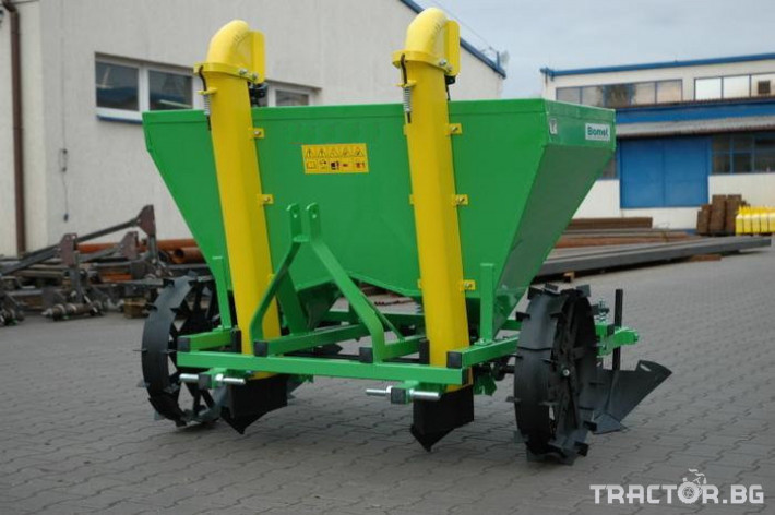 Машини за зеленчуци Картофосадач дву-редов с торовнасяне - ПОЛСКИ 4 - Трактор БГ