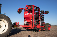 No Till Tanzi Аржентиска сеялка Тanzi Тigon 8.42   8 метра Air Drill с Isobus регулиране нормата  на семена и тор - Трактор БГ