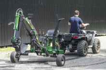 Geo-Italy Багерно устройство за малагабаритни трактори и  АТВ