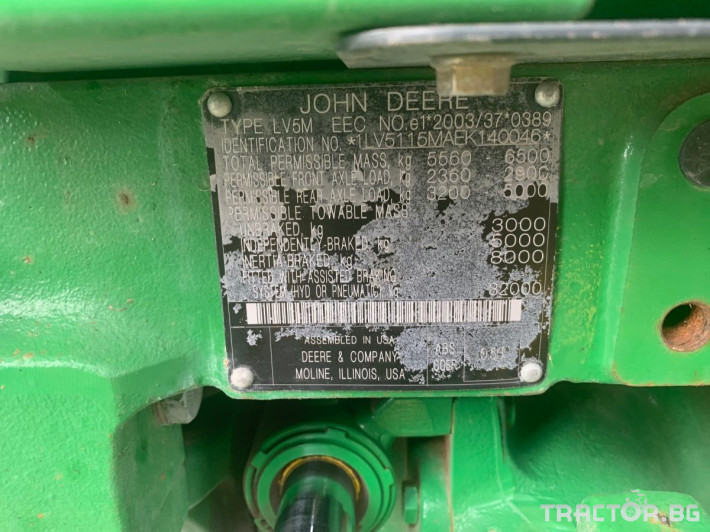 Трактори John-Deere 5115M + JD H260 ТОВАРАЧ+КОФА САМО 602 ЧАСА!! 8 - Трактор БГ