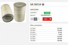 HIFI FILTER Въздушен филтър груб SA18114 = KX26402000 = PA5528
