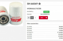 HIFI FILTER Хидравличен филтър  - SH66069 = 1238189 = WH9005