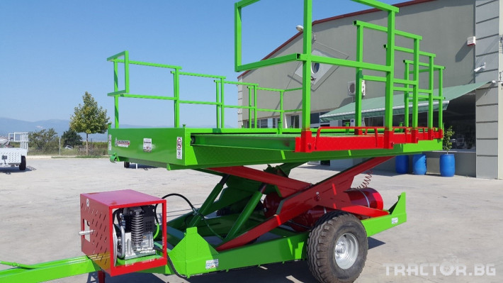 Машини за лозя / овошки LAGOMATIS - платформи за бране на плодове и резитба 0 - Трактор БГ