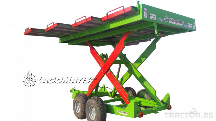 Машини за лозя / овошки LAGOMATIS - платформи за бране на плодове и резитба 1 - Трактор БГ