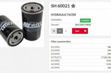 HIFI FILTER Хидравличен филтър SH60021 = 33960-82631 = P551779