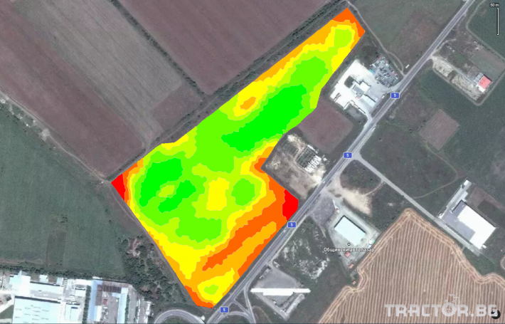 Прецизно земеделие Инспекция на посевите чрез заснемане с дрон 1 - Трактор БГ