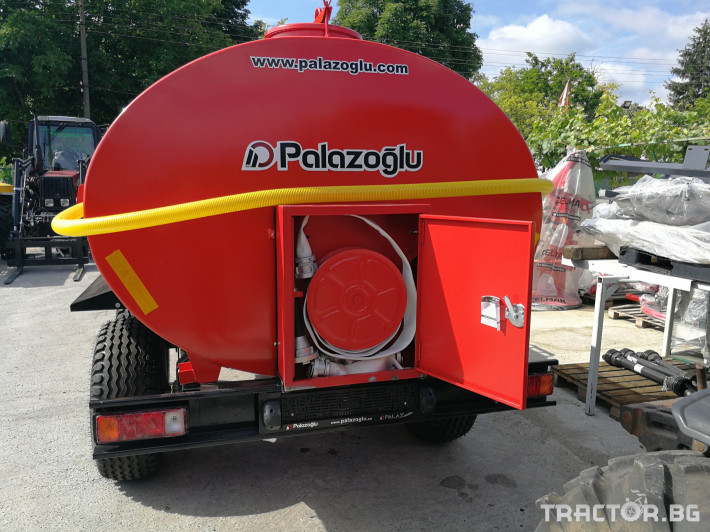 Ремаркета и цистерни Тандемни цистерни за вода PALAZOGLU 2 - Трактор БГ