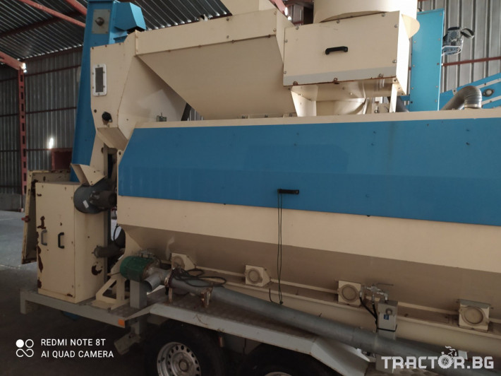 Обработка на зърно Комбинирана семепочистваща и обеззаразяваща мобилна машина UNIMO 445 DPC 3 - Трактор БГ