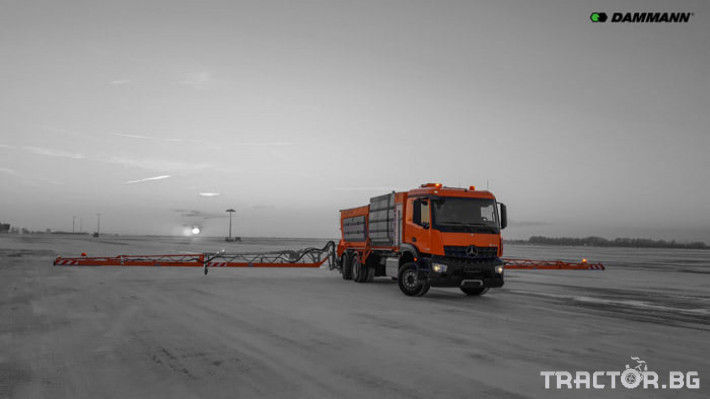 Техника за почистване Dammann – Air Port De-Icer – технологии и решения за обработка на писти на летища и др. 3 - Трактор БГ