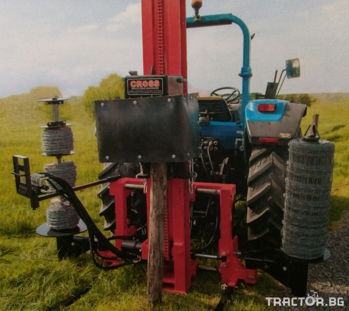 Машини за лозя / овошки Меркурий Агро Машина за набиване на оградни дереци 2 - Трактор БГ