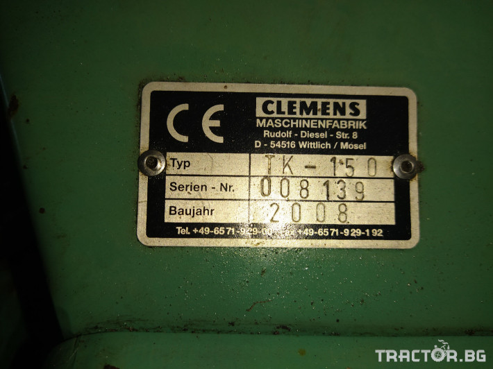 Машини за лозя / овошки Clemens TK-150 2 - Трактор БГ