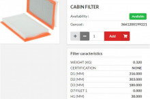 HIFI FILTER Кабинен филтър панел SC90070 = 1167376	 = P609445