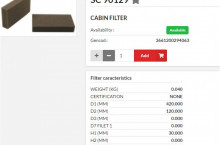HIFI FILTER Кабинен филтър панел SC90129 = 87726694 = CU53001