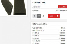 HIFI FILTER Кабинен филтър панел - дунапрен SC90280 = 120486A2