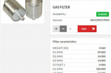 HIFI FILTER Газов филтър SG1046