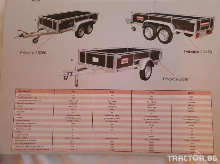 Ремаркета и цистерни Ремаркета марка Тригано 1 - Трактор БГ