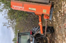 Мулчер за почистване на канавки и храсти 1. 5 м почти нов с чукове - Трактор БГ