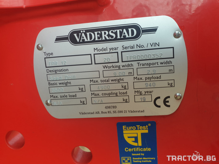 Сеялки Vaderstad Tempo 12 5 - Трактор БГ