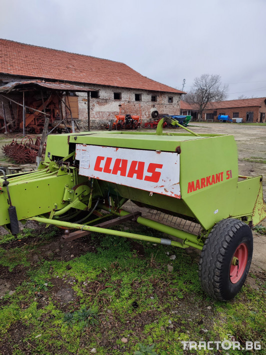 Сламопреси Claas Markant 51 1 - Трактор БГ