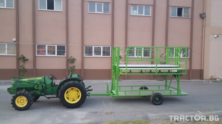 Машини за лозя / овошки Платформа-Ремарке за овощни градини 8 - Трактор БГ