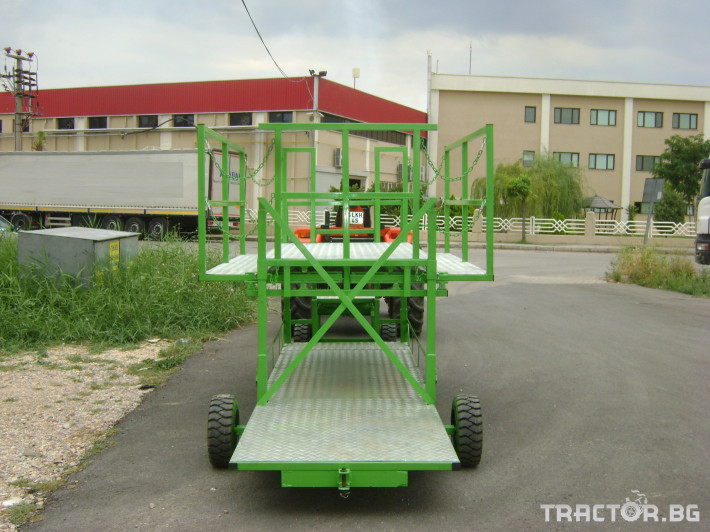 Машини за лозя / овошки Платформа-Ремарке за овощни градини 9 - Трактор БГ