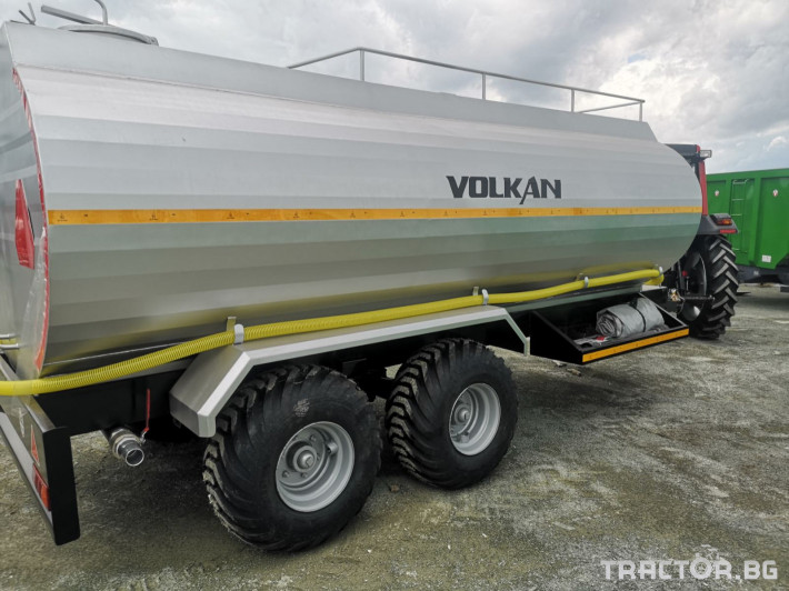 Ремаркета и цистерни Двуосни цистерни за вода “VOLKAN” – 8, 10, 12 и 14 тона 1 - Трактор БГ