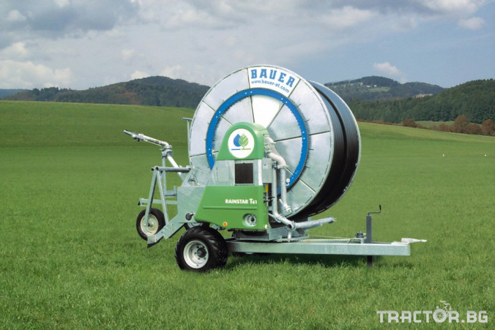 Напоителни системи Поливна машина BAUER Rainstar T51 ф90/350 м 1 - Трактор БГ