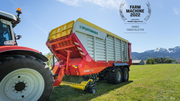 Pöttinger Jumbo 7000 спечели награда във FARM MACHINE 2022