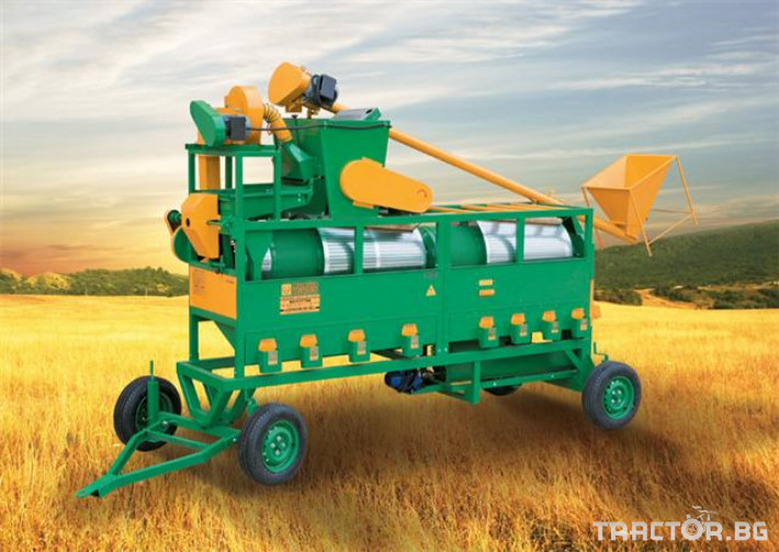 Обработка на зърно ТРИОР-Семепочистваща мобилна машина с обеззаразяване 1 - Трактор БГ