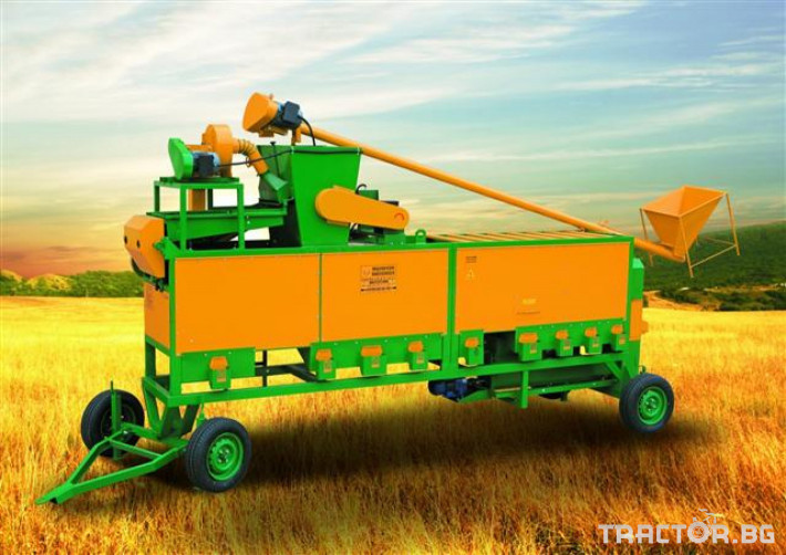 Обработка на зърно ТРИОР-Семепочистваща мобилна машина с обеззаразяване 4 - Трактор БГ