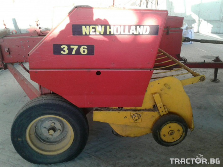 Сламопреси New-Holland 376 1 - Трактор БГ
