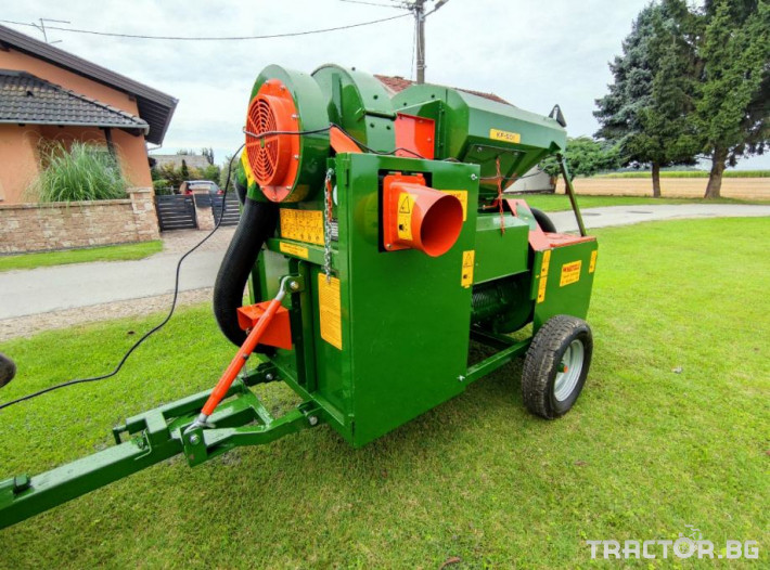 Машини за лозя / овошки Меркурий Агро Прикачен комбайн за събиране на  лешници / орехи / бадеми 6 - Трактор БГ