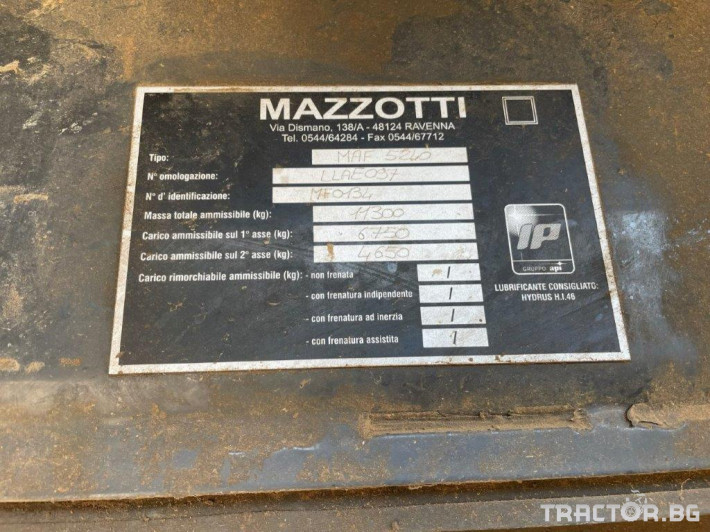 Самоходни пръскачки Самоходна пръскачка MAZZOTTI 5240 2 - Трактор БГ