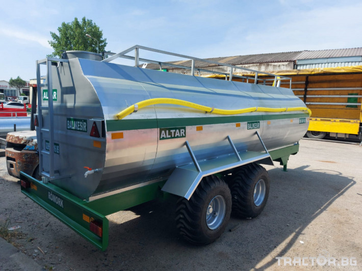 Ремаркета и цистерни Цистерна за вода 12 000 литра 2 - Трактор БГ