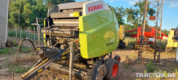 Сламопреси Claas Variant 360 0 - Трактор БГ