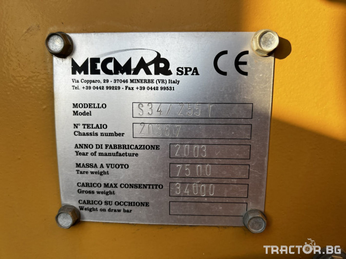 Обработка на зърно Зърносушилня Mecmar S34/255 T 8 - Трактор БГ