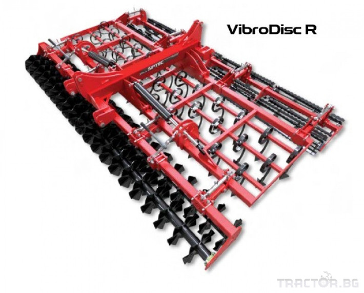 Култиватори Kомбиниран предсеитбен култиватор SIPTEC модел VibroDisc / VibroDisc R / VibroDisk RT 9 - Трактор БГ