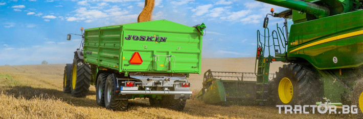 Ремаркета и цистерни Joskin Селскостопанско ремарке Delta-CAP 1 - Трактор БГ