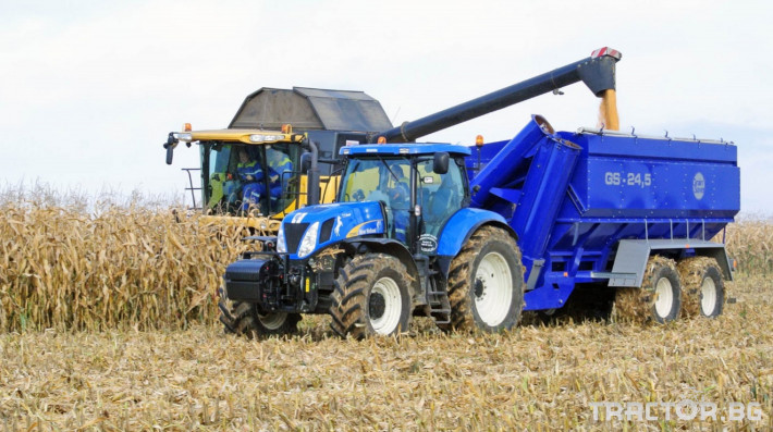 Ремаркета и цистерни Ремарке за зърно Grain Saver 24.5 2 - Трактор БГ