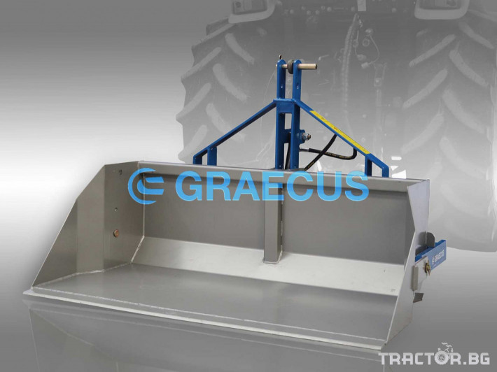 Машини за ферми GRAECUS Кофи за заден навес - механични / хидравлични 9 - Трактор БГ