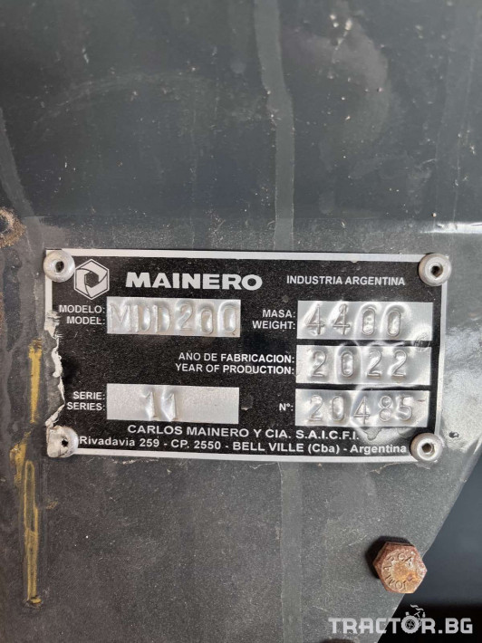 Хедери за жътва Безредов ХЕДЕР MAINERO MDD-200 Аржентина 4 - Трактор БГ