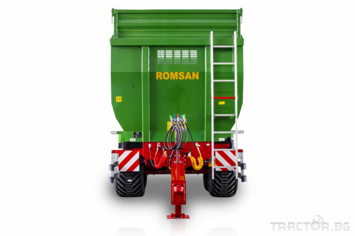 Ремаркета и цистерни Тандемно ремарке гондола Romsan R140TAHNKP4 1 - Трактор БГ