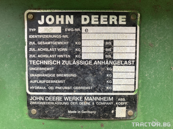 Трактори John-Deere 6800 5 - Трактор БГ