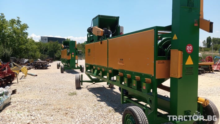 Обработка на зърно ТРИОР-Семепочистваща мобилна машина с обеззаразяване 25 - Трактор БГ
