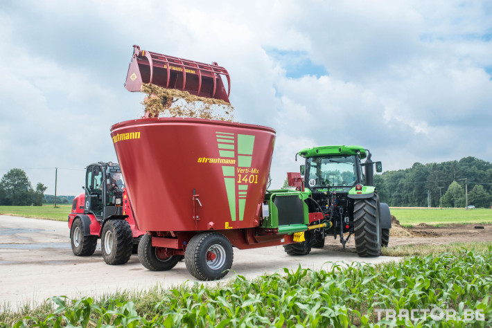 Машини за ферми Фуражораздаващи миксери Strautmann Verti-Mix 951 - 1251 - 1401 - 1651 0 - Трактор БГ
