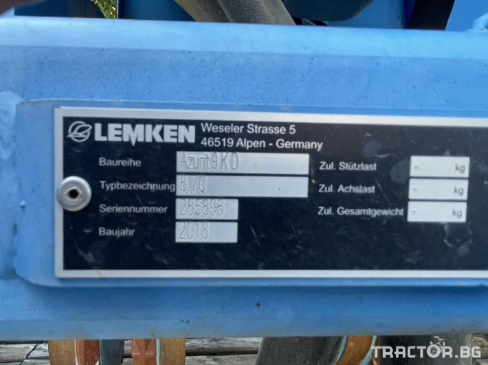 Сеялки Lemken Azurit  9 KD  8 редова пролетна 8 - Трактор БГ
