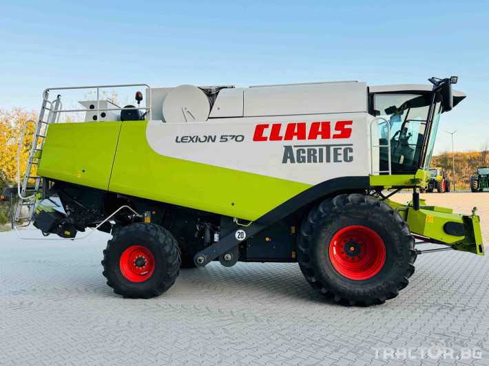 Комбайни Claas LEXION 570 + V 750 4 - Трактор БГ
